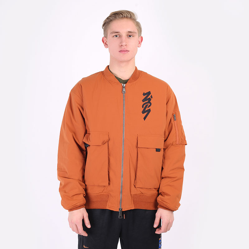 мужская оранжевая куртка Jordan Zion Flight Jacket DJ5867-246 - цена, описание, фото 3